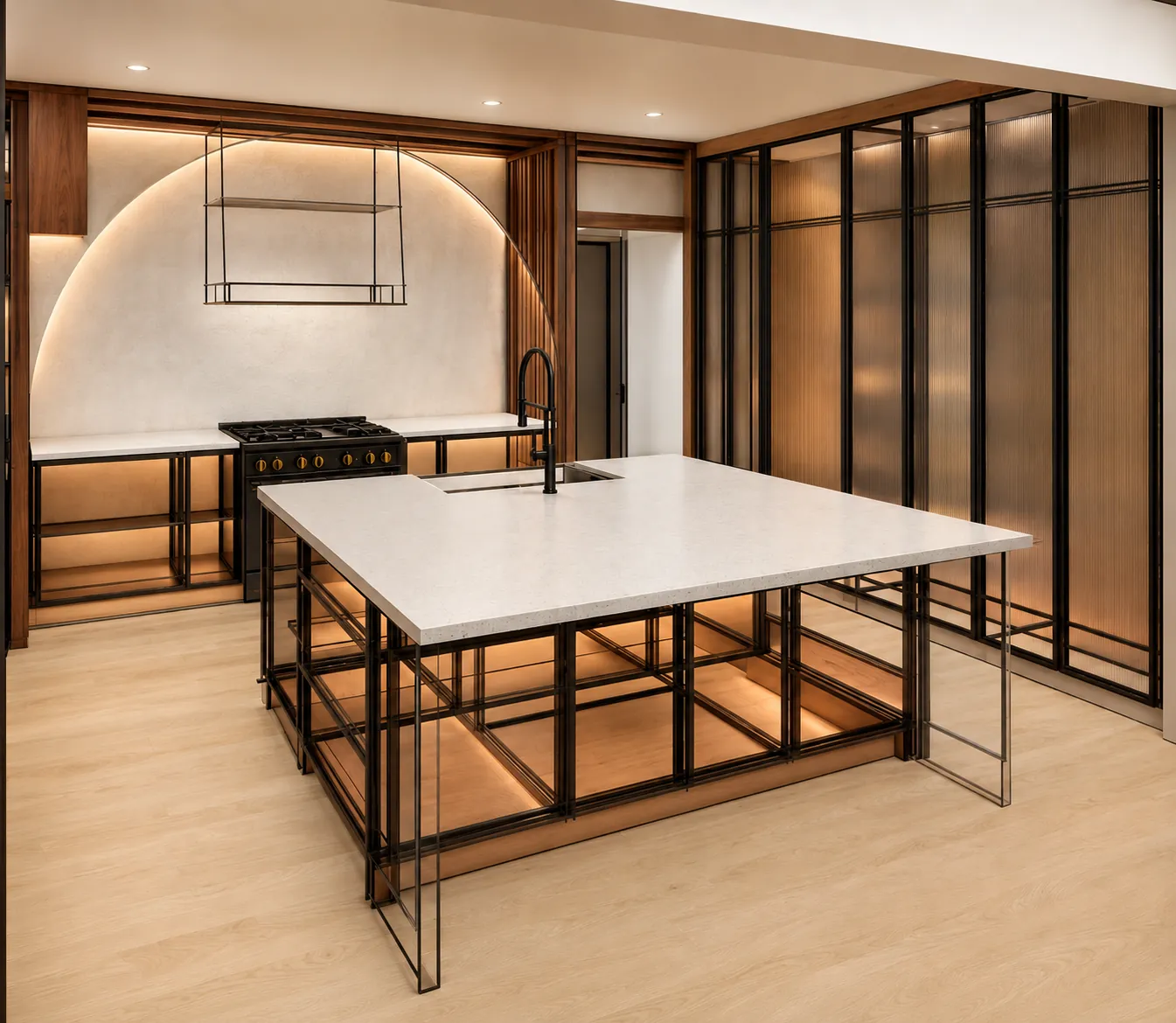 Tekee kitchen design visualization.